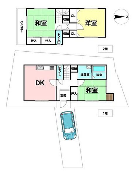 間取りを拡大表示
