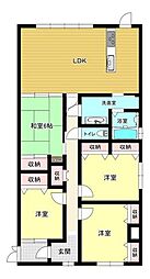 サントノーレ防府 4LDKの間取図画像
