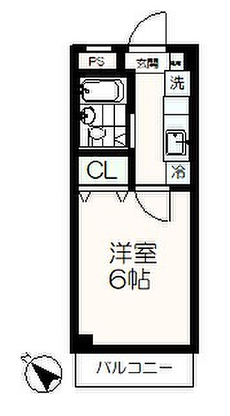 ハイムロアール 306｜東京都八王子市東中野(賃貸マンション1K・3階・19.22㎡)の写真 その2