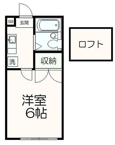 ロフトハウス銀河 208｜東京都八王子市東中野(賃貸アパート1K・2階・19.20㎡)の写真 その2