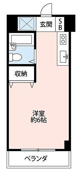 エステートロイヤル 205｜東京都多摩市和田(賃貸アパート1R・2階・19.57㎡)の写真 その2