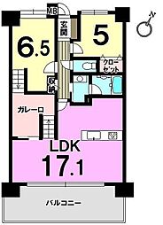 間取図画像 2SLDK