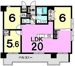 アムール和白駅 4LDKの間取図画像
