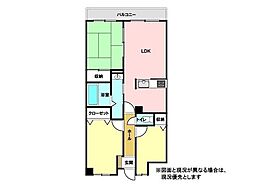 グラン・ドムール桜田東 3LDKの間取図画像