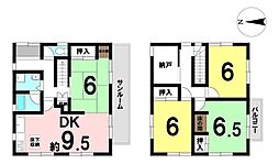鹿ノ台西1丁目　中古戸建 4SLDKの間取り