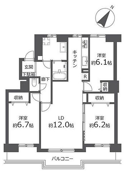 間取りを拡大表示