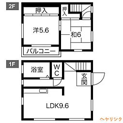 メゾネット川岸 1階