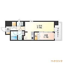 オーパスレジデンス名古屋ステーション  ｜ 愛知県名古屋市中村区亀島1丁目（賃貸マンション1LDK・12階・35.28㎡） その2