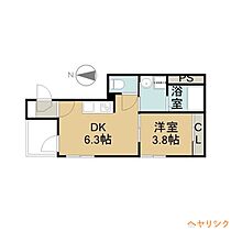 ホワイトベースII  ｜ 愛知県名古屋市北区東長田町2丁目（賃貸アパート1DK・2階・26.05㎡） その2