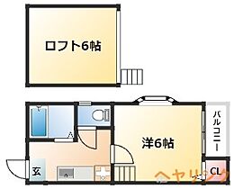 エンルート栄生  ｜ 愛知県名古屋市西区栄生3丁目（賃貸アパート1K・2階・18.91㎡） その2