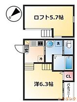 レクセラ  ｜ 愛知県名古屋市北区山田1丁目（賃貸アパート1K・1階・20.25㎡） その2