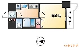 プレサンス名古屋城前  ｜ 愛知県名古屋市中区丸の内2丁目（賃貸マンション1K・6階・20.23㎡） その2