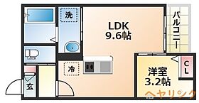 CRASTINE上飯田東町4丁目  ｜ 愛知県名古屋市北区上飯田東町4丁目（賃貸アパート1LDK・1階・30.13㎡） その2