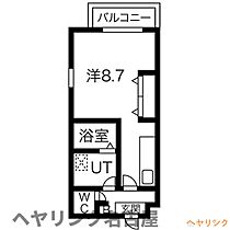 トロワ浄心  ｜ 愛知県名古屋市西区上名古屋3丁目（賃貸アパート1R・3階・25.20㎡） その2