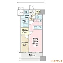 グリュック平和  ｜ 愛知県名古屋市中区平和2丁目2-20（賃貸マンション1LDK・5階・44.37㎡） その2