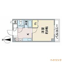 レージュ　ウエスト  ｜ 愛知県名古屋市西区山木1丁目（賃貸マンション1K・3階・24.88㎡） その2