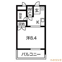 グランルミエール  ｜ 愛知県名古屋市北区杉栄町3丁目（賃貸マンション1K・3階・26.57㎡） その2