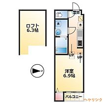 ハーモニーテラス平安通II  ｜ 愛知県名古屋市北区下飯田町3丁目（賃貸アパート1K・1階・21.72㎡） その2