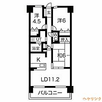 宝マンション上小田井ステーション弐番館  ｜ 愛知県名古屋市西区中小田井5丁目（賃貸マンション3LDK・9階・67.94㎡） その2