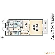 ルトゥール  ｜ 愛知県名古屋市北区清水2丁目（賃貸マンション1DK・6階・35.10㎡） その2