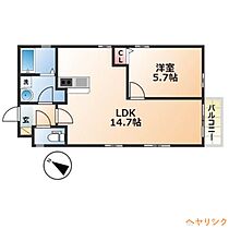 Leo Aries 大曽根  ｜ 愛知県名古屋市北区山田町4丁目（賃貸アパート1LDK・1階・43.51㎡） その2