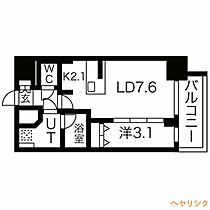 メイクスWアート浅間町  ｜ 愛知県名古屋市西区押切2丁目（賃貸マンション1LDK・12階・33.43㎡） その2