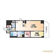 La.Cantabile  ｜ 愛知県名古屋市西区浅間2丁目（賃貸マンション1LDK・2階・40.89㎡） その2