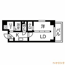 アレフガルド  ｜ 愛知県名古屋市西区栄生2丁目（賃貸マンション1DK・8階・29.30㎡） その2