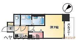 S-RESIDENCE名駅North 10階1Kの間取り