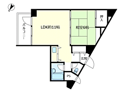 中沢ヴィレッジヴィラ2 1LDKの間取図画像