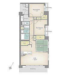 間取図画像 3LDK