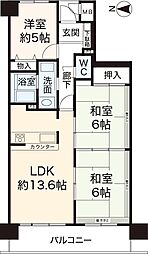 間取図画像 3LDK