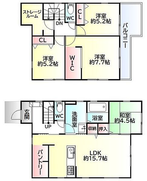 間取りを拡大表示