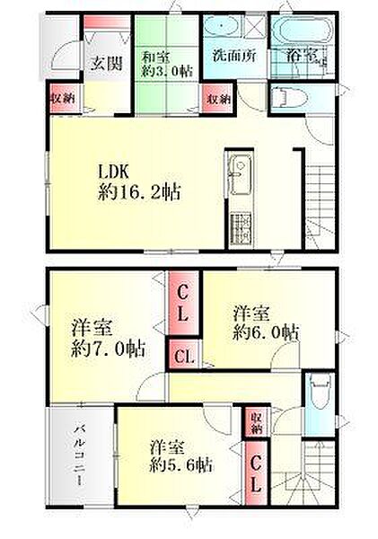 間取りを拡大表示