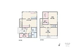 春日井市味美上ノ町 一戸建て 3SLDKの間取り