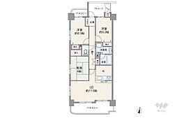 ライオンズマンション瑞穂中根町 3LDKの間取図画像