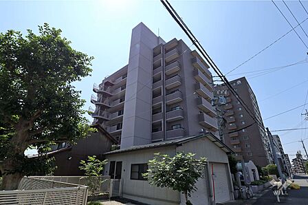 勝川パークホームズの外観(北西側から）