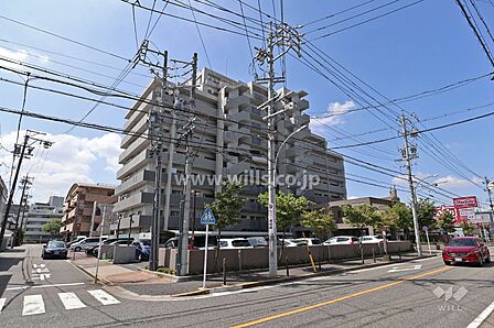 ユニーブル黒川シティの外観(北東側から)