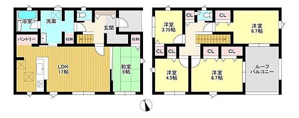 間取りを拡大表示