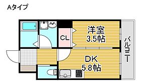 テラ我孫子前  ｜ 大阪府大阪市住吉区遠里小野1丁目8-11（賃貸マンション1DK・3階・25.24㎡） その2