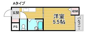 パークライフ住吉  ｜ 大阪府大阪市住之江区浜口東2丁目13-16（賃貸マンション1K・3階・18.00㎡） その2