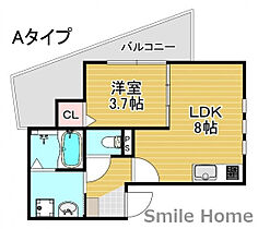 ル・レーヴ帝塚山  ｜ 大阪府大阪市住吉区帝塚山西4丁目13-31（賃貸アパート1LDK・1階・29.80㎡） その2