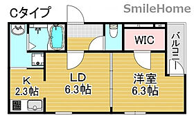 フジパレス遠里小野公園  ｜ 大阪府大阪市住吉区遠里小野5丁目19-16（賃貸アパート1LDK・3階・37.34㎡） その2