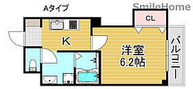 みおつくし岸里III  ｜ 大阪府大阪市西成区岸里2丁目4-14（賃貸マンション1K・4階・22.10㎡） その2