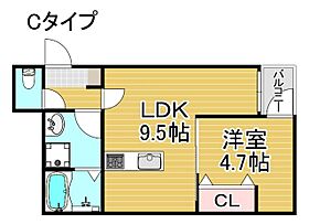 Mew　Style　Apartments  ｜ 大阪府大阪市阿倍野区松虫通3丁目1-42（賃貸アパート1LDK・2階・35.36㎡） その2