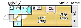 フジパレス北加賀屋WEST  ｜ 大阪府大阪市住之江区北加賀屋1丁目3-35ウエスト（賃貸アパート1LDK・3階・35.55㎡） その2