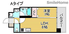 パラゴン松  ｜ 大阪府大阪市西成区松3丁目1-37（賃貸マンション1LDK・3階・28.24㎡） その2