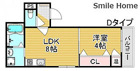 I maison Rolf  ｜ 大阪府大阪市西成区千本北1丁目1-13（賃貸アパート1LDK・2階・30.04㎡） その2