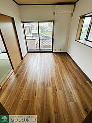 西武拝島線 西武立川駅 徒歩20分の賃貸アパート 2階2DKのリビング/ダイニング