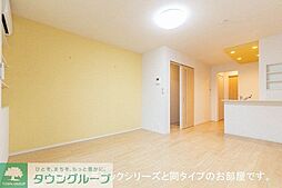 JR青梅線 昭島駅 徒歩7分の賃貸アパート 2階ワンルームのリビング/ダイニング